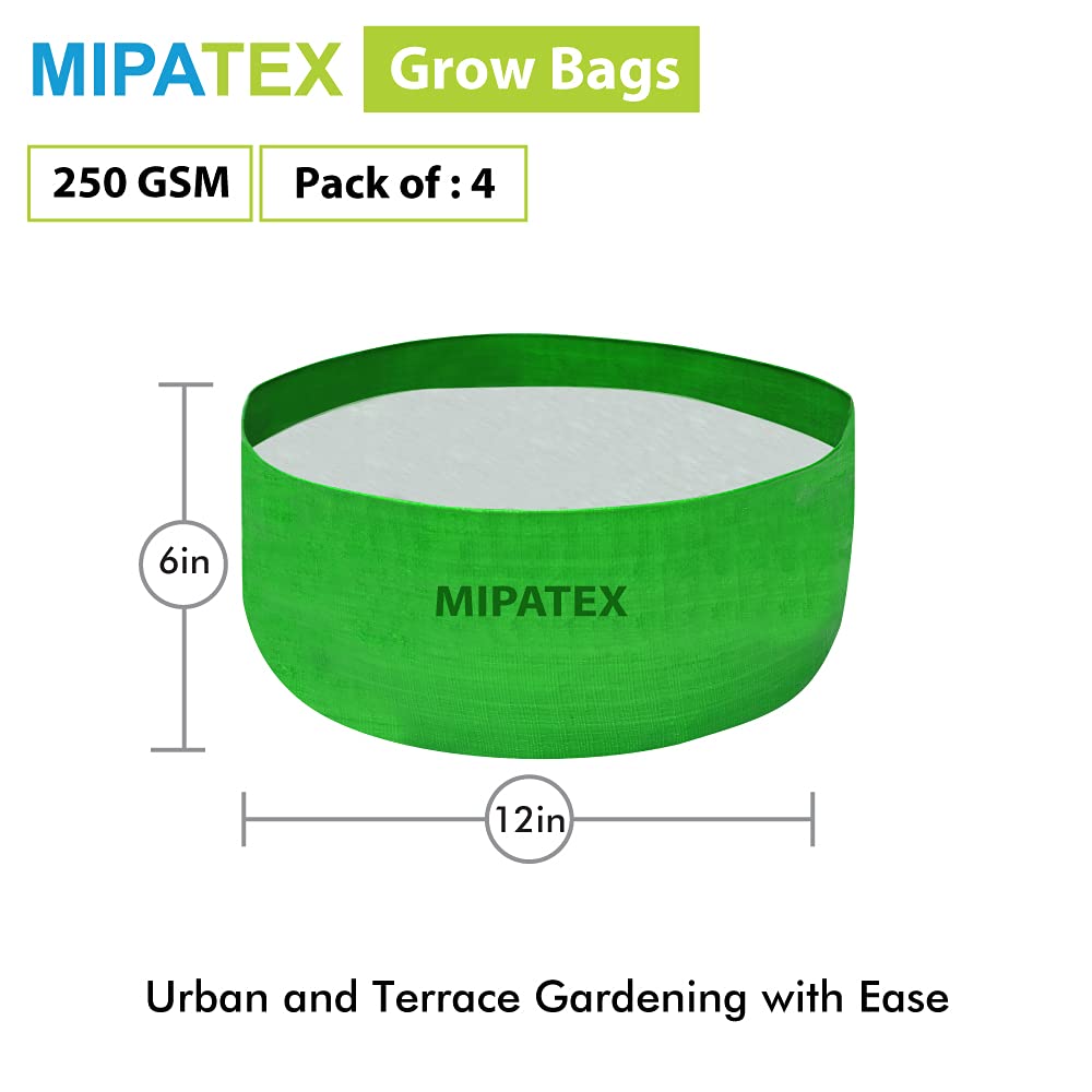 Mipatex Fabric Grow Bags (12x6 Inches)