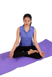 Kushuvi Anti-Skid 6 Feet Long Extra Thick Yoga Mat (Purple)