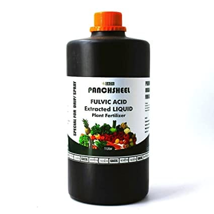 Liquid Fulvic Acid Extract Organic Fertilizer Growth Booster (1000 ml)