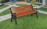 Kaushalendra Cast Iron Garden Bench - Waterproof Nature Fiber (3 Seater)