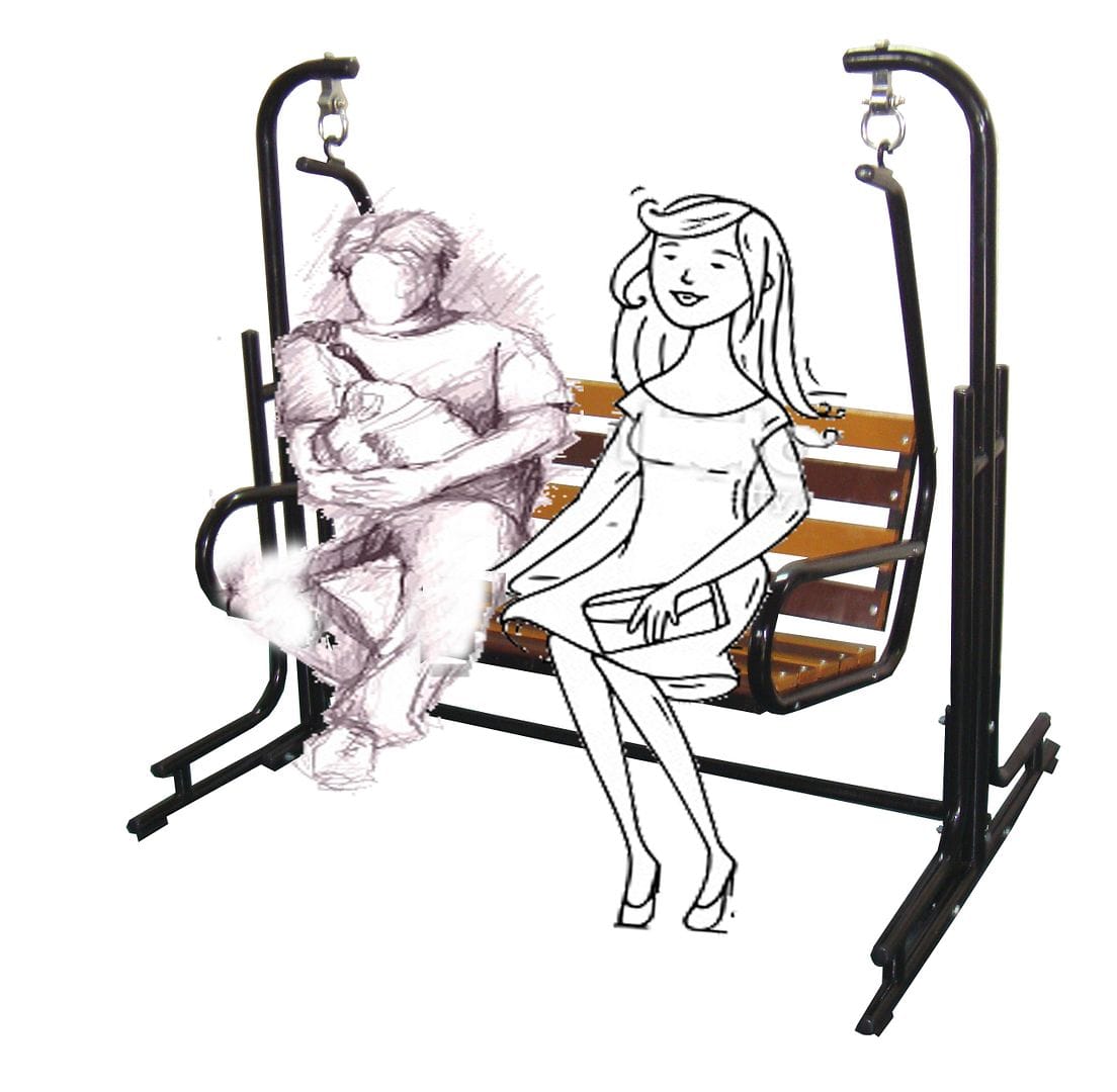 Kaushalendra Swing Jhula with Stand - Hammock Wooden Chair (2 seater)