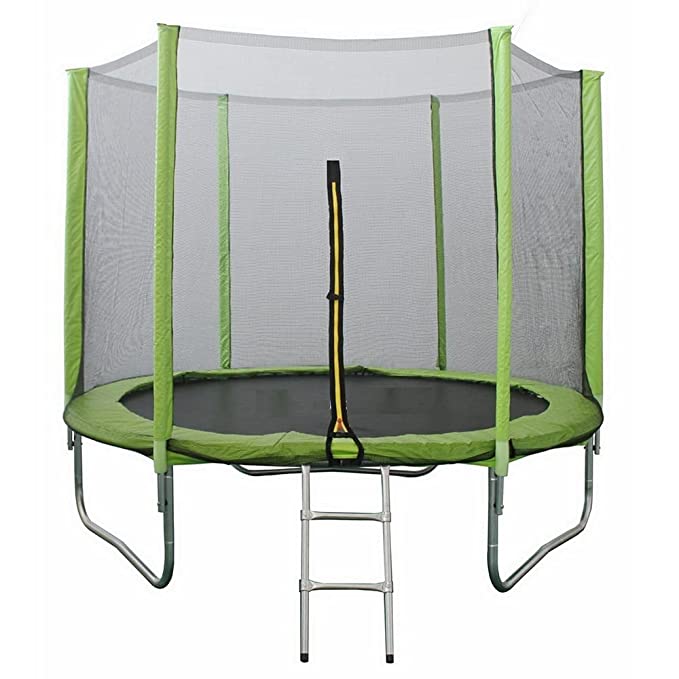 Fitness Guru Toddler Trampoline With Net Safety High Mould Base