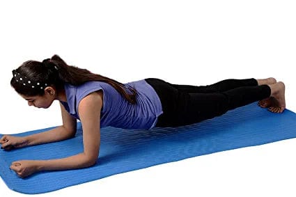 Kushuvi Anti-Skid 6 Feet Long Extra Thick Yoga Mat (Blue)