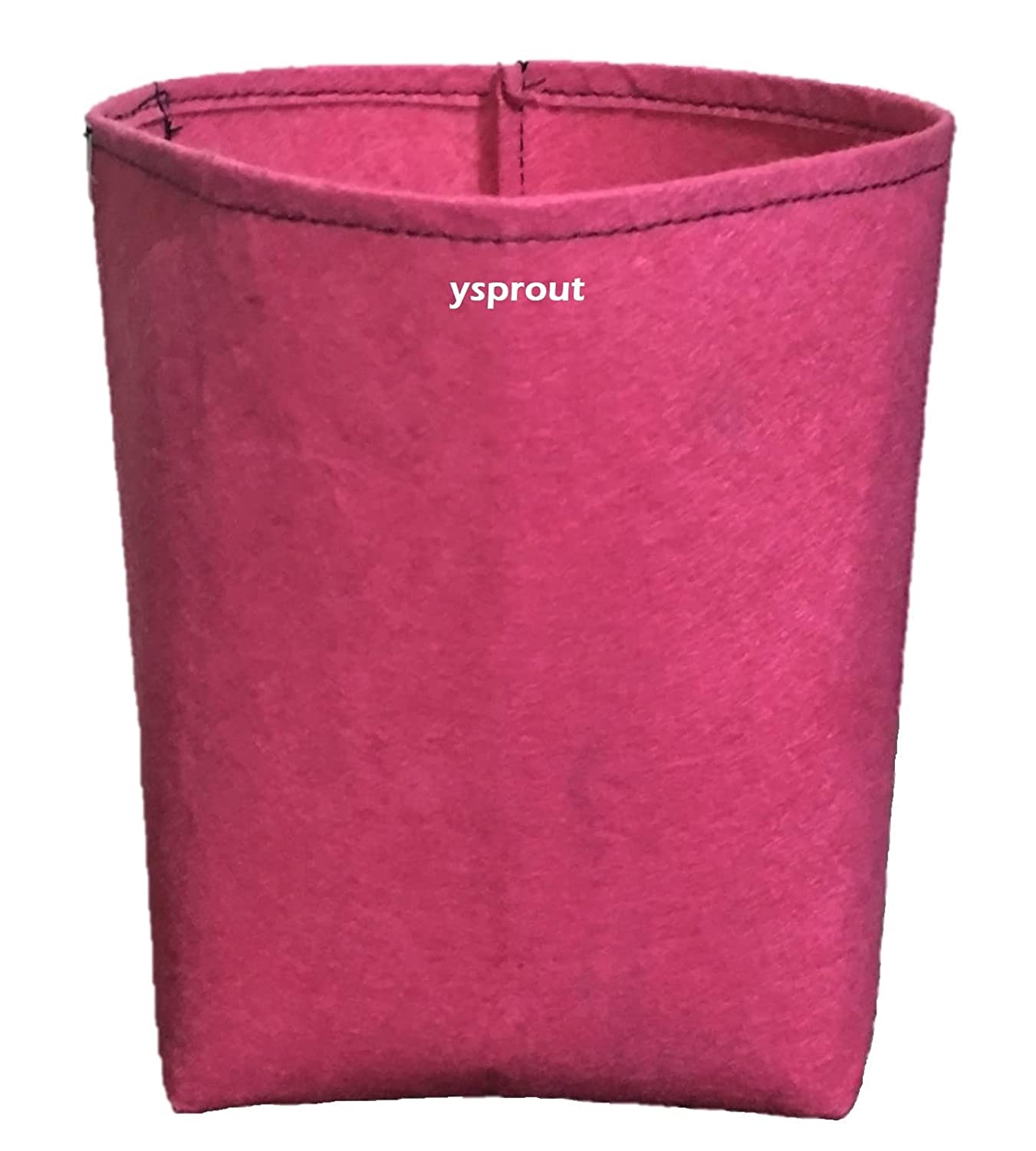 Oxypot 140 GSM Geo Fabric Nursery Grow Bags, Dia 6" X Height 6.5" (Pink Colour), Pack of 18