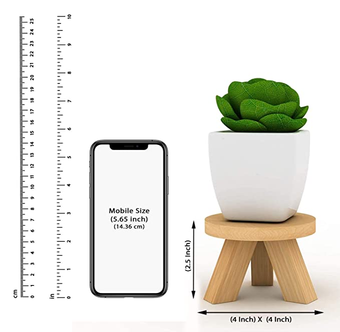 Lycka DIY Wooden Single Planter Stand