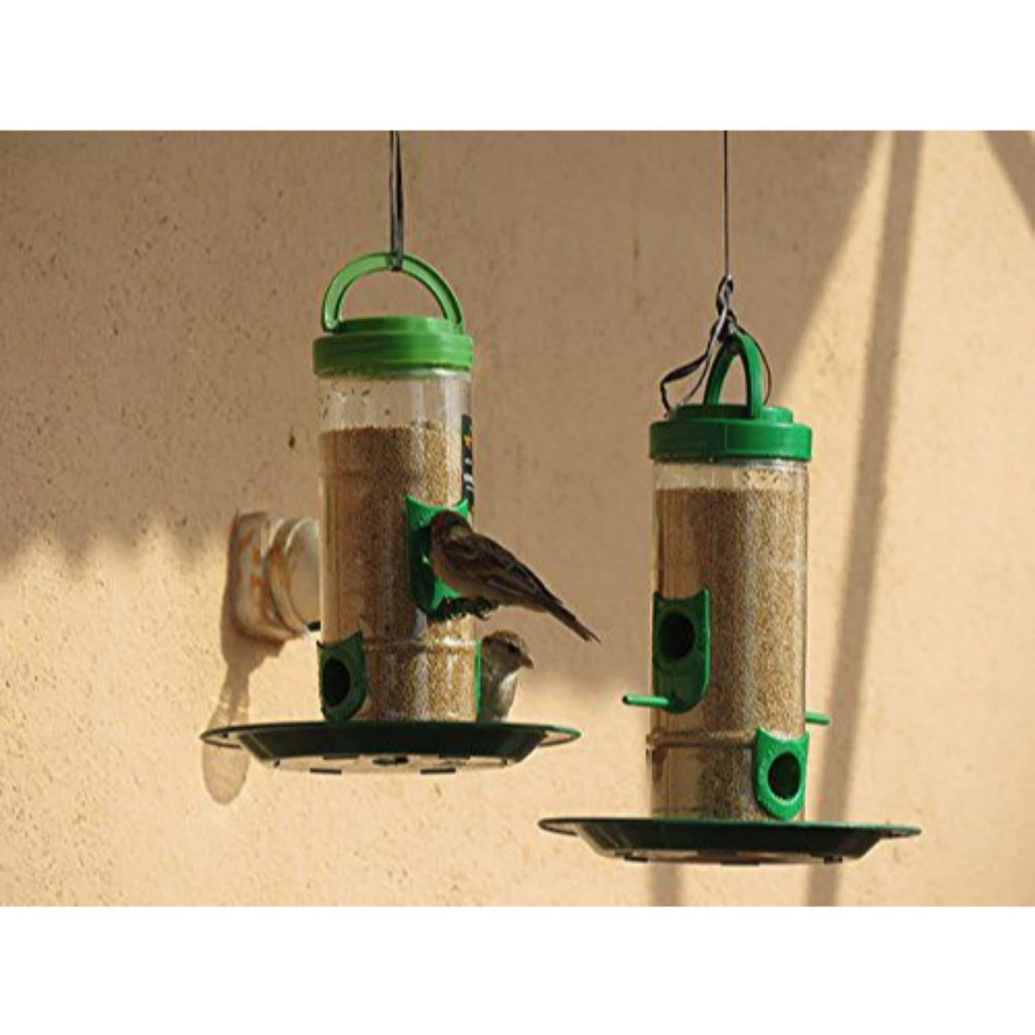 Amijivdaya Bird Feeder (Large, Green)