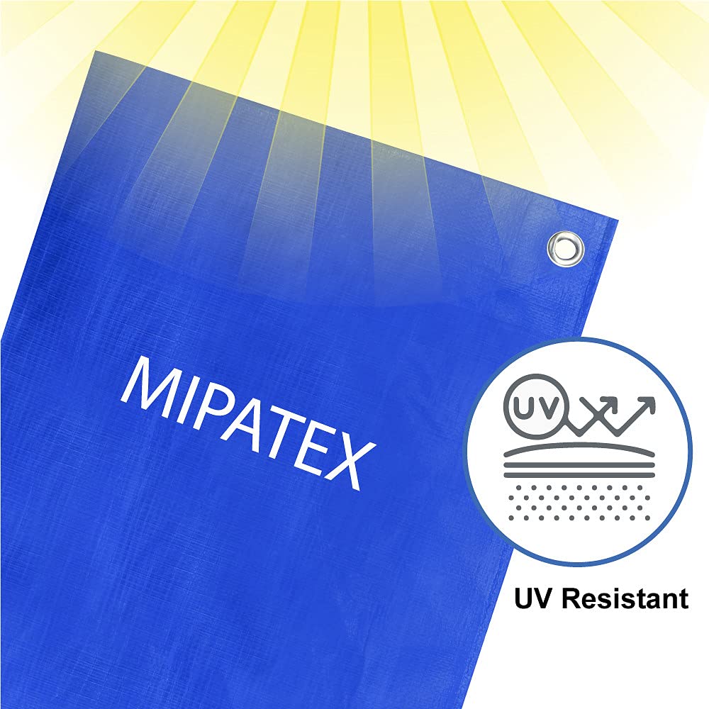 Mipatex Tarapaulin Sheet (3 Feet, 150 GSM, Blue)