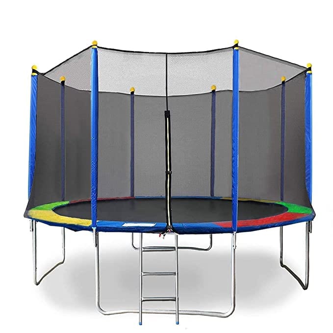 Fitness Guru Toddler Trampoline With Net Safety High Mould Base