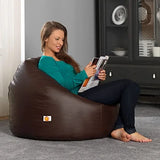 Kushuvi Bean Bag Chair & Footrest Filled with Beans