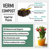 Shiviproducts Organic Soil Medium Vermicompost (Earthworm Castings)