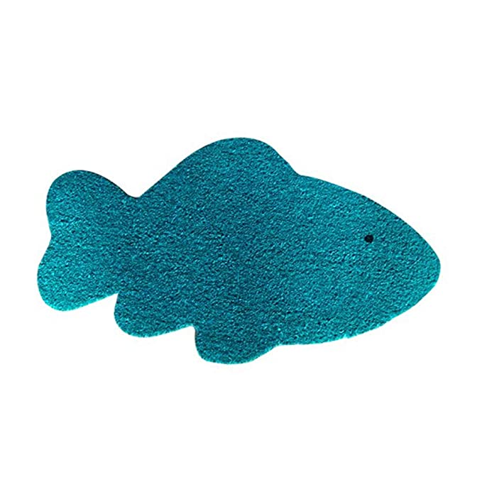 Mats Avenue Fish Shaped Coir Doormat with Thick Rubber Backing (40x70cm)