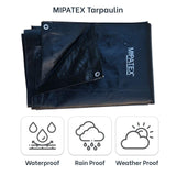 Mipatex Tarpaulin Sheet (150 GSM, Black)