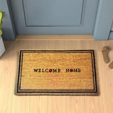 Mats Avenue Welcome Home Theme Coir Big Size Doormat (45x75cm), Brown