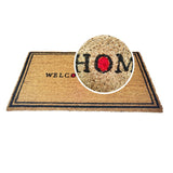 Mats Avenue Welcome Home Theme Coir Big Size Doormat (45x75cm), Brown