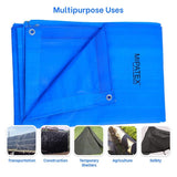 Mipatex Tarapaulin Sheet (3 Feet, 200 GSM, Blue)