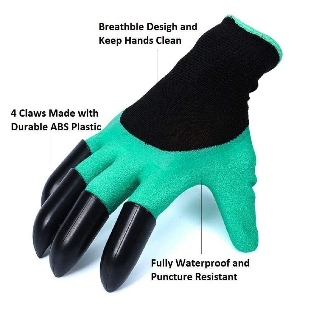 FreshDcart Gardening Gloves (With ABS digging claws on Right Hand, Free-Size)