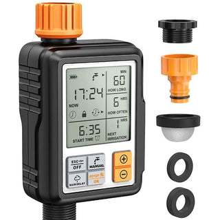 Drip Irrigation Watering Timer & Controller (With 3inch Large Screen)