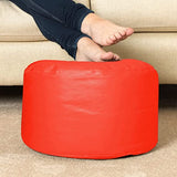 Kushuvi 4XL Bean Bag Cover with Footrest & Cushion (Faux Leather) Without Beans