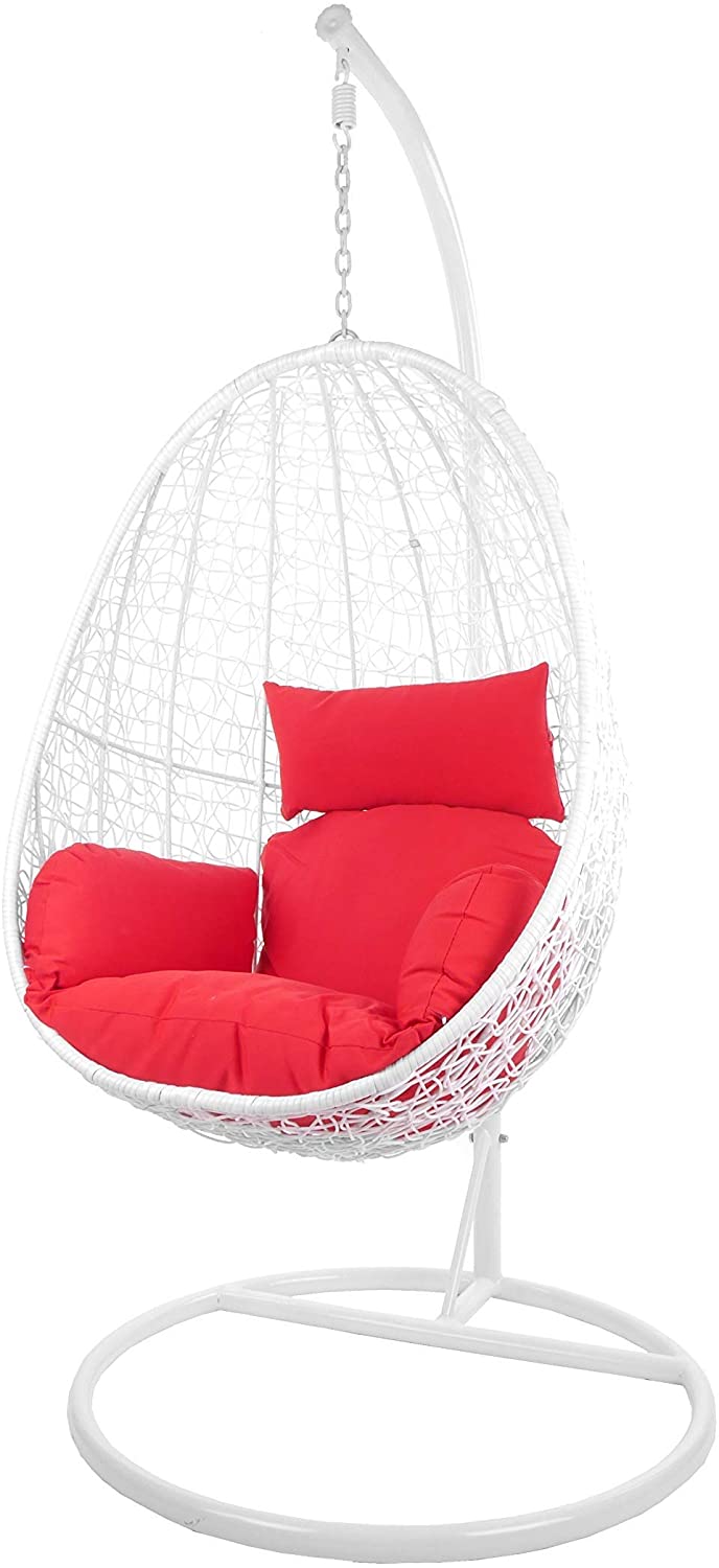 Dreamline Single Seater Hanging Swing With Stand For Balcony/Garden/Indoor