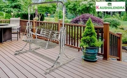 Kaushalendra Stainless Steel Swing Jhula With Reversible Seat (2 Seater)