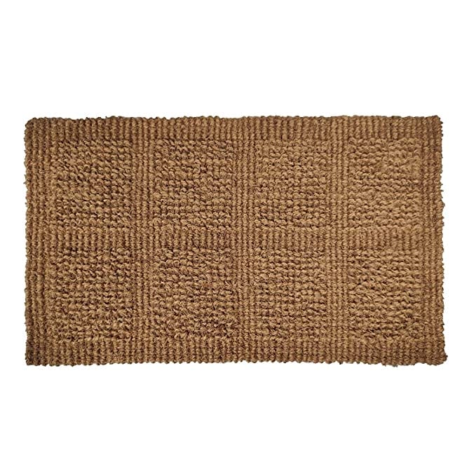 Mats Avenue Hand Made Coir Carpet Brown Color (45x75cm) Heavy Duty