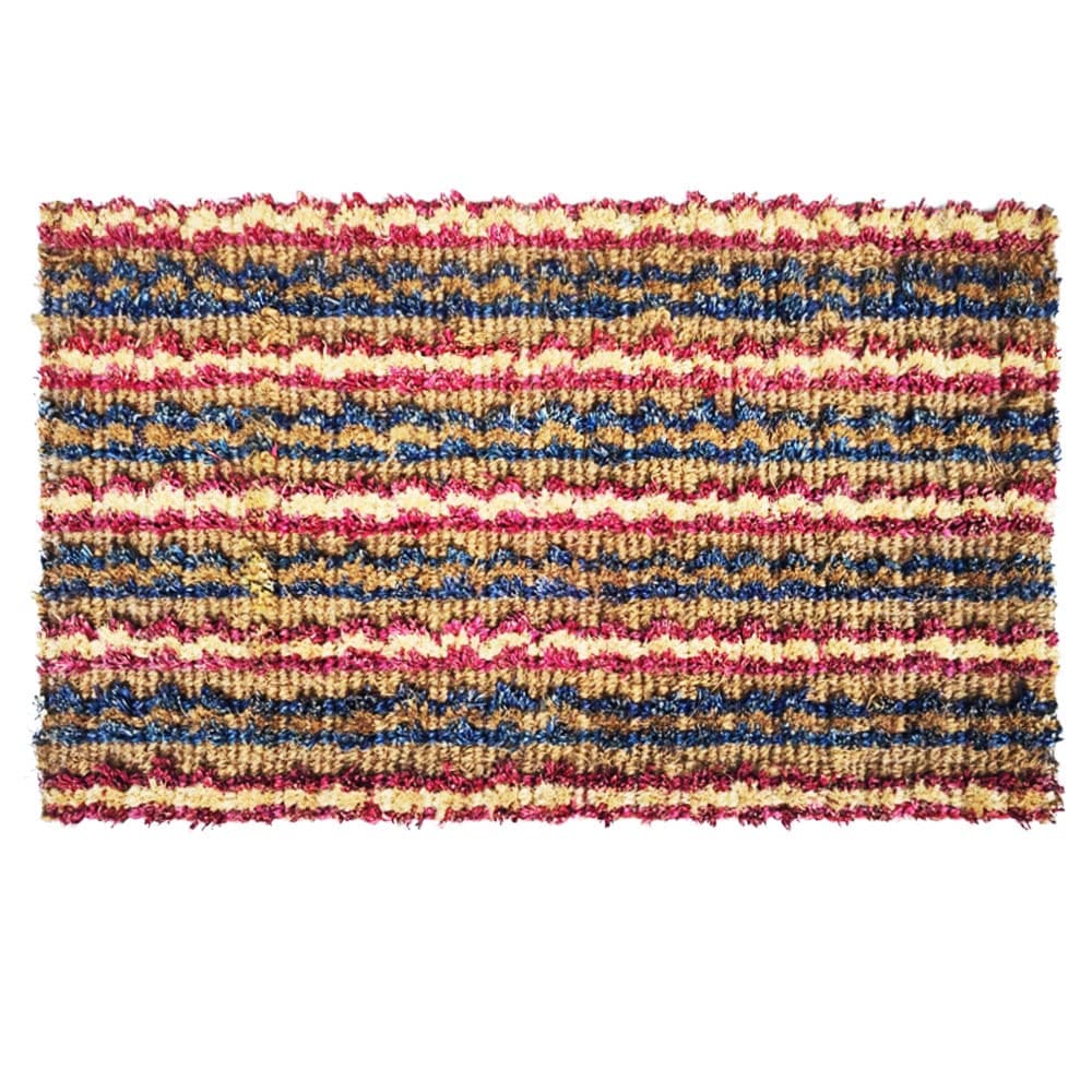 Mats Avenue Striped Coir Doormat/Carpet (45x75cm)