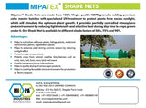 Mipatex Shade Net (90% UV Stablized)