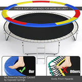 Fitness Guru Toddler Trampoline With Net Safety High Mould Base