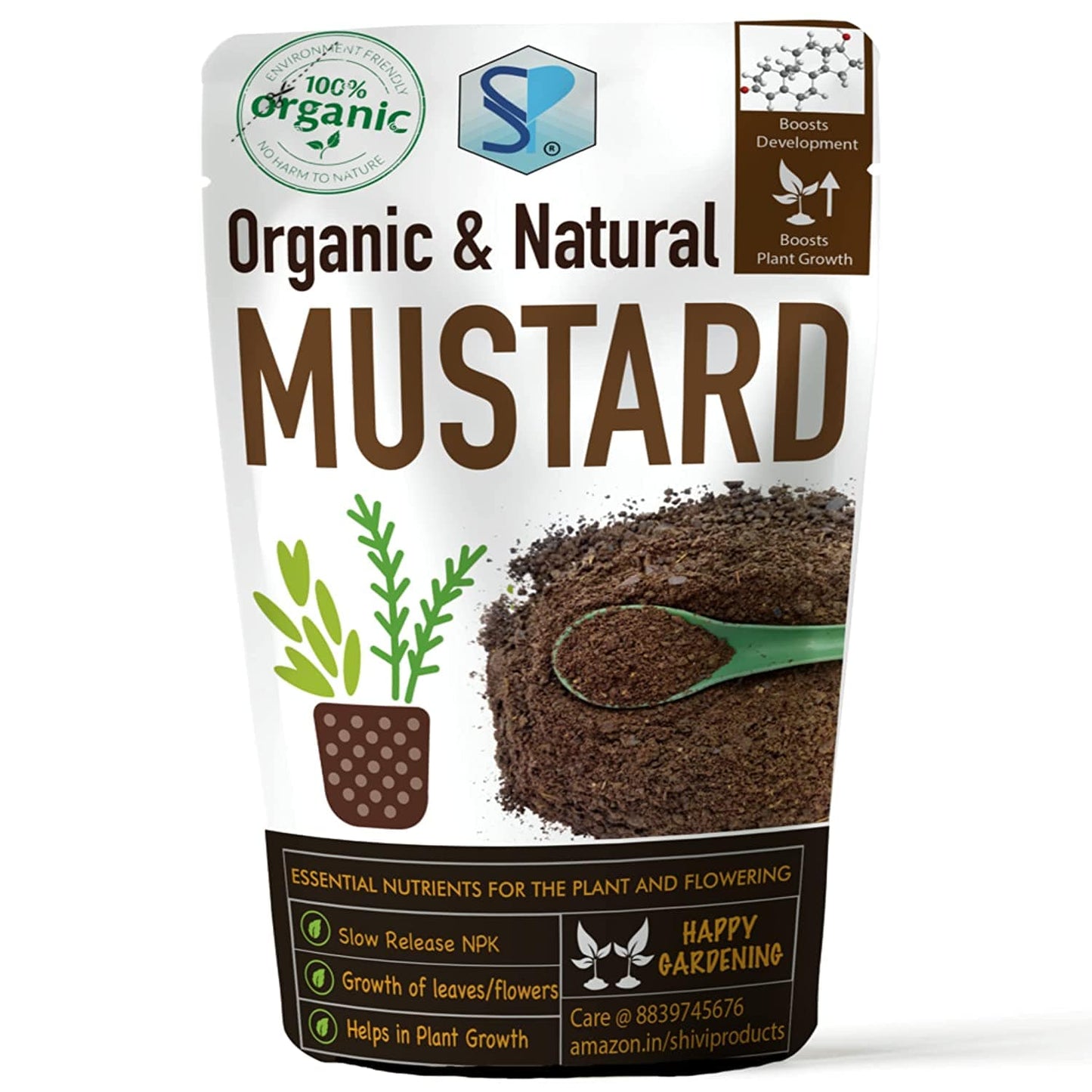 Shiviproducts Organic Mustard Cake Powder