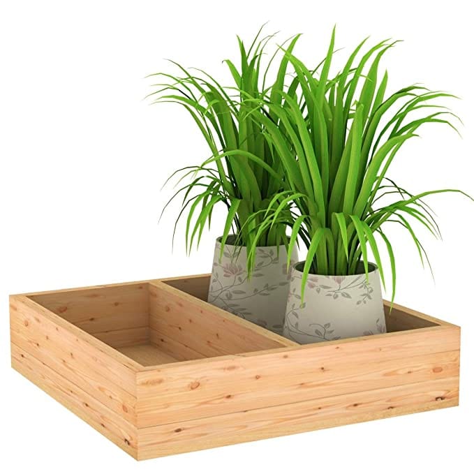 Lycka Wooden Planter Tray (8 Inches)