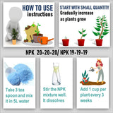 Shiviproducts NPK Fertilizer (300 gm) + Epsom Salt (150 gm)