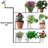 DASHANTRI Drip Irrigation Watering Plants Kit Line Supply 4mm, Drip Emitters, Pin Connectors & Emitter Stacks