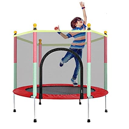 Fitness Guru 55 inch Outdoor Mini Trampoline with Net