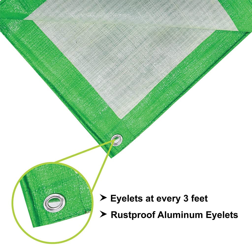 Mipatex Tarapaulin Waterproof Sheet (Green/ White)