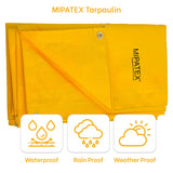 Mipatex Tarapaulin Sheet (130 GSM, Yellow)