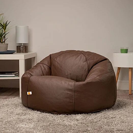 Kushuvi Bean Bag Chair & Footrest Filled with Beans