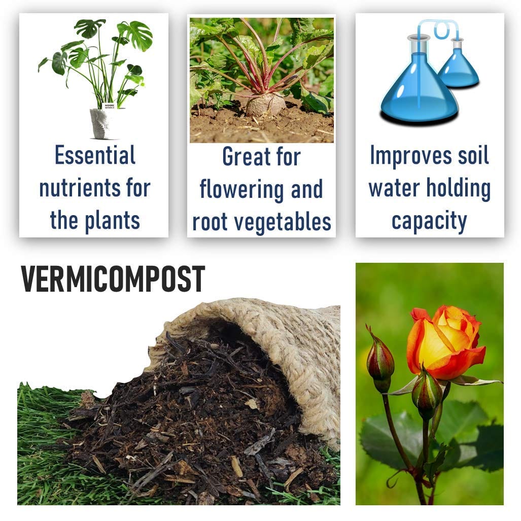 Shiviproducts Organic Soil Medium Vermicompost (Earthworm Castings)