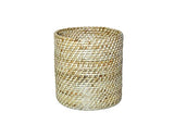 The Weaver's Nest Handmade Natural Cane Planter (H:25 cm, Dia: 25cm)