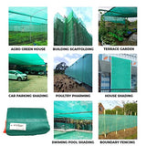 Elysian UV Resistant Green Shade Net For Agriculture - 2.1x4 meters