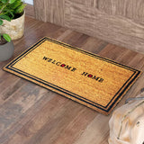 Mats Avenue Welcome Home Theme Coir Big Size Doormat (45x75cm), Brown