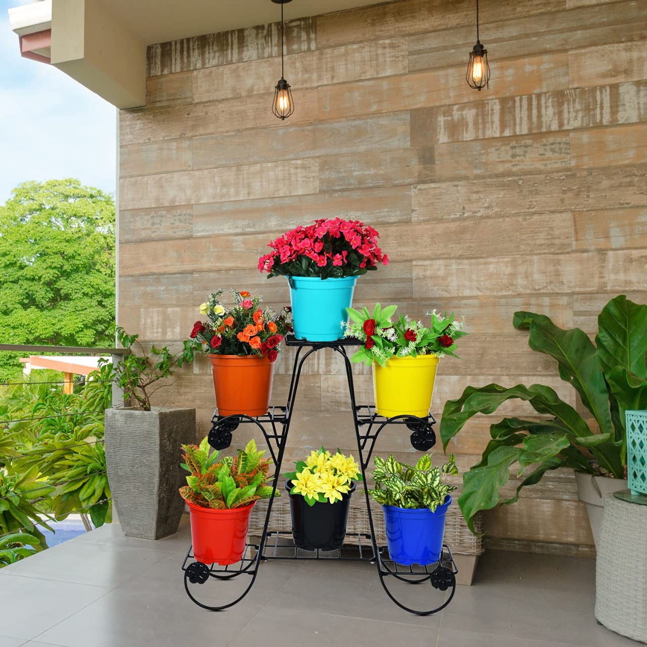 Akura 6 Tier Metal Planter Stand