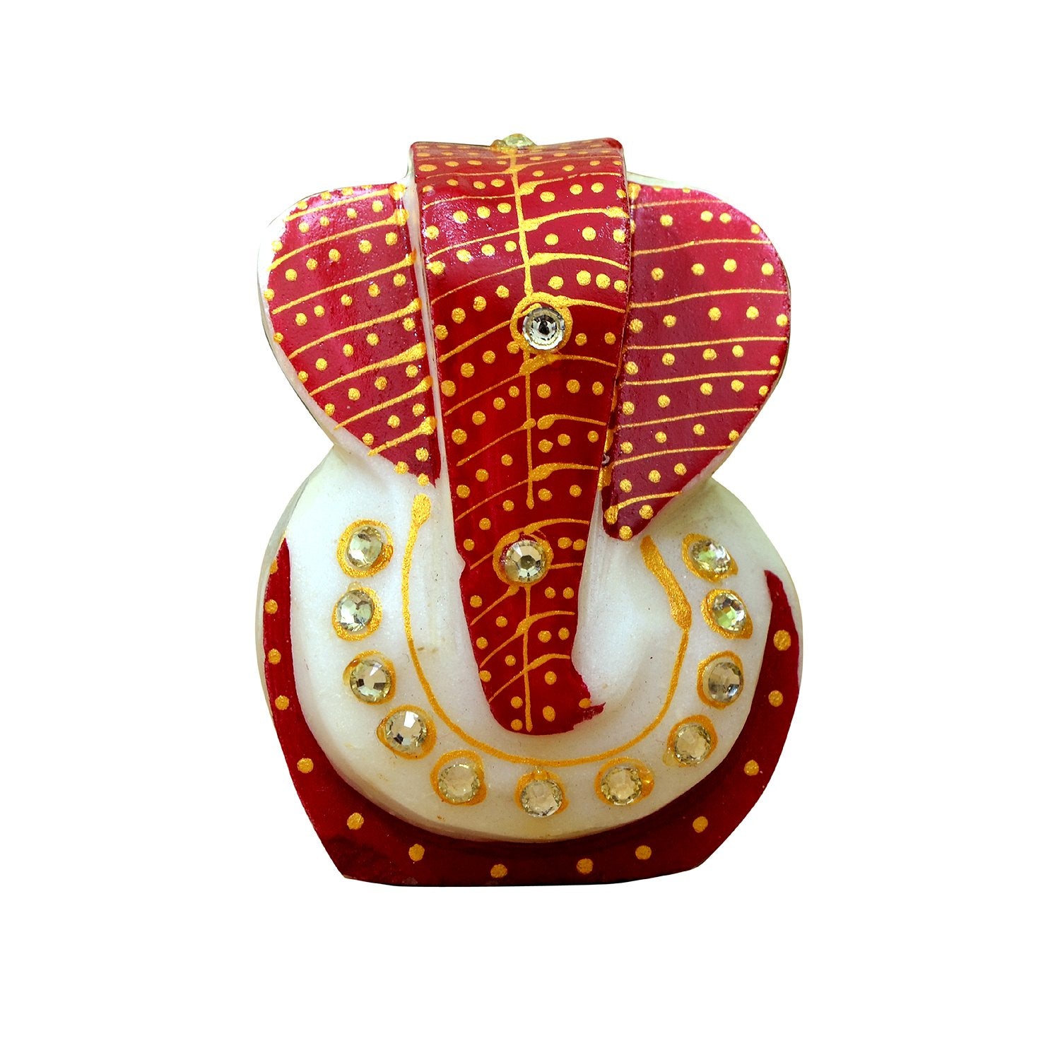 Om Craft Villa Ganesha Statue With Chowki