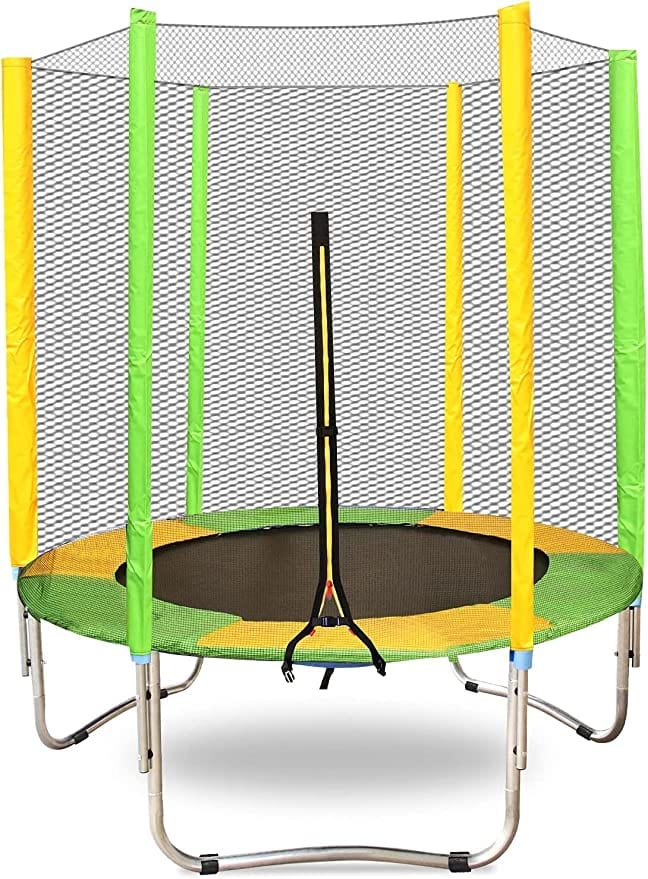 Fitness Guru Toddler Trampoline With Net Safety High Mould Base