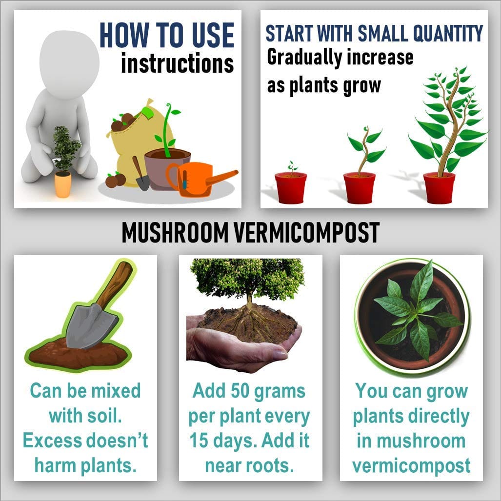 Shiviproducts Mushroom Vermicompost