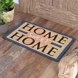 Mats Avenue Coir Door Mat with Anti Slippery Rubber Home Sweet Home (40x60cm), Brown