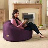 Kushuvi Bean Bag Chair & Footrest Filled with Beans