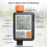 Pinolex Drip Irrigation Watering Timer & Controller (With 3inch Large Screen)