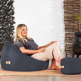 Kushuvi Bean Bag Chair & Footrest (With Beans)