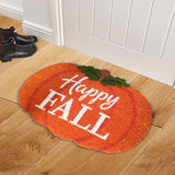 Mats Avenue Happy Fall Modern Coir Mat Shaped (46x77cm)