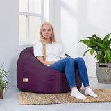 Kushuvi Bean Bag Chair & Footrest Filled with Beans